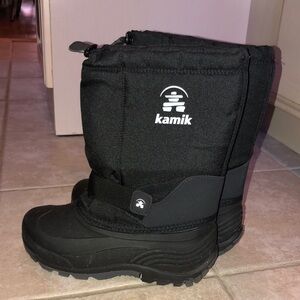 Kamik Black Kids Snow Boots